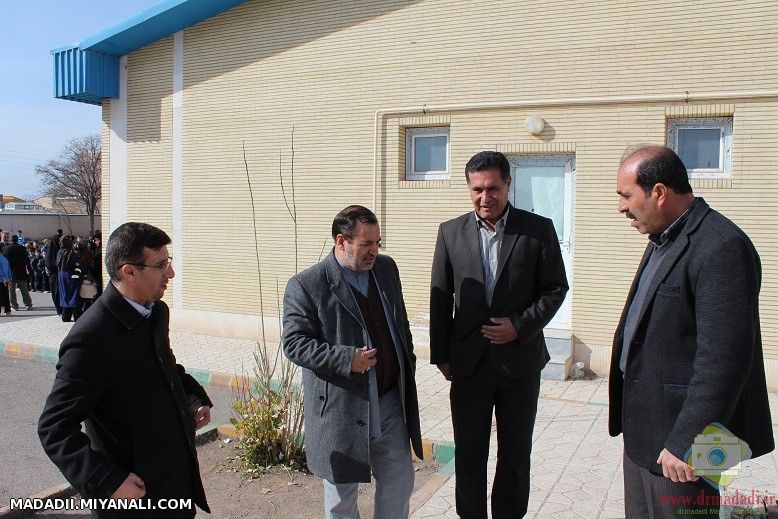  بازدید دکتر مددی از مدرسه پهلوان اجلی 